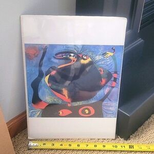 Vintage reprint wall art Head of a Woman, 1938 Joan Miróexpand bird red …